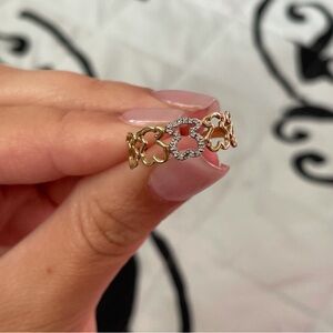 Tous 18k gold ring with diamonds Women’s